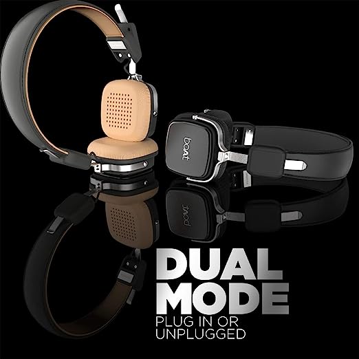 boAt Rockerz 600 Wireless Bluetooth On Ear Headphones with Mic (Black) boAt Rockerz 600 Wireless Bluetooth On Ear Headphones with Mic (Black)